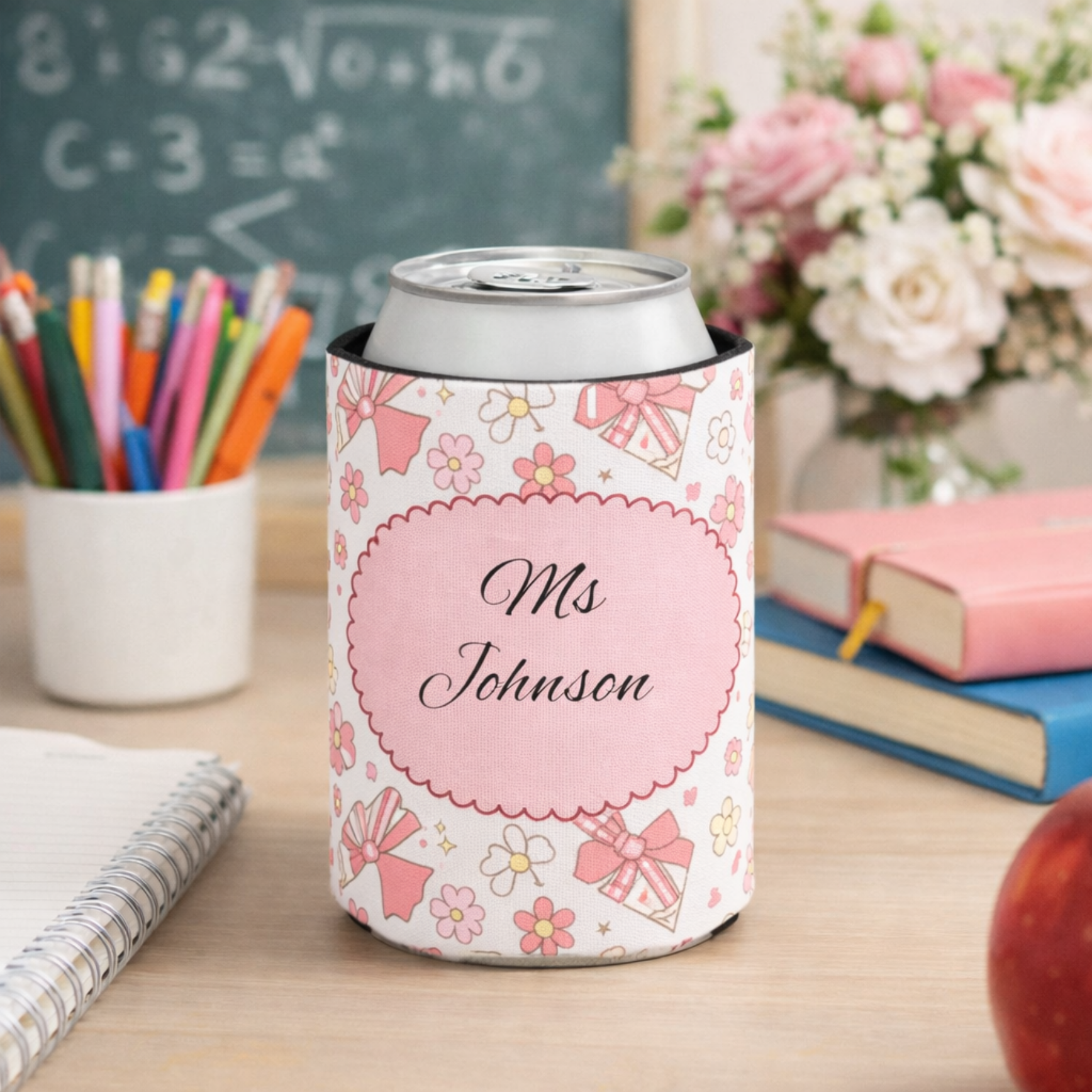Size and fit chart for the personalised can cooler